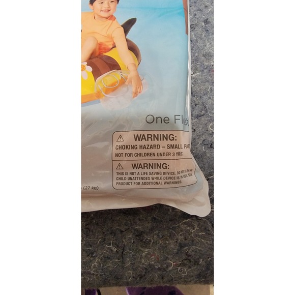 Intex Pool Float for Kiddles: Bubble Bee Pool Cruiser - Picture 5 of 6